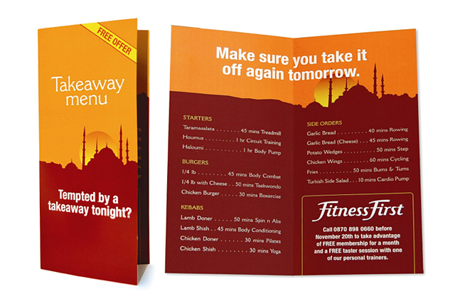 Take-away Menu